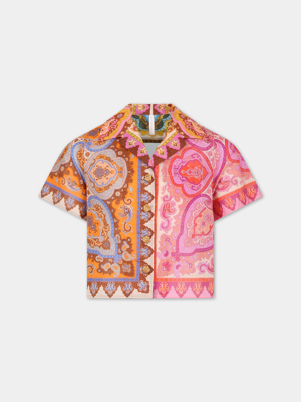 Multicolor shirt for girl with print